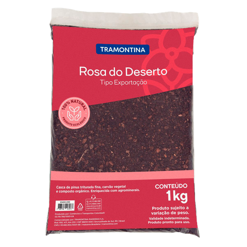 subtrato rosa do deserto tramontina 1kg