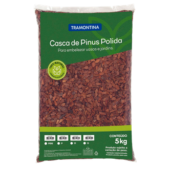Casca de Pinus Polida Tramontina 5kg