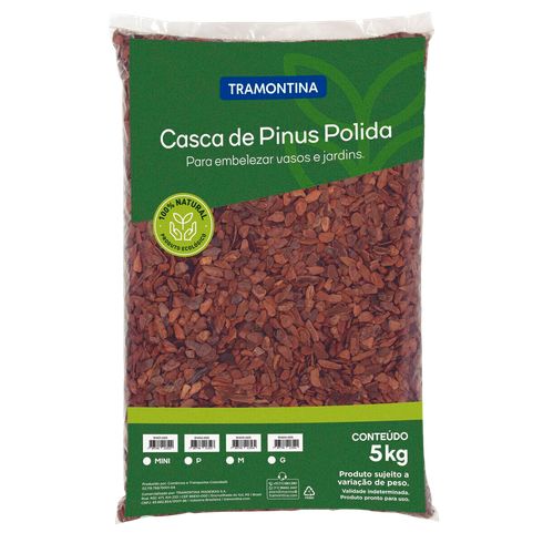 casca de pinus polida tramontina mini 5kg