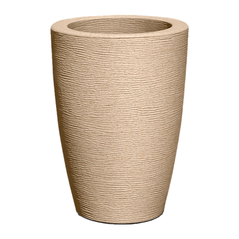 vaso grafiato conico 38 areia