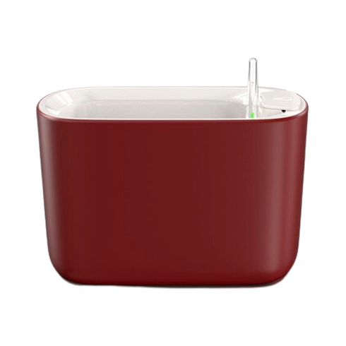 vaso autoirrigavel botanika pequeno vermelho
