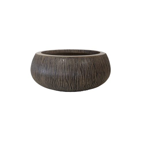 vaso relevo oval 23 envelhecido