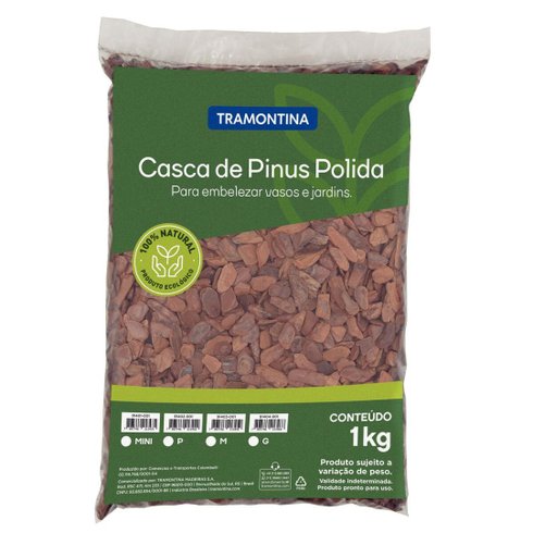 1casca pinus polida mini tramontina 1kg