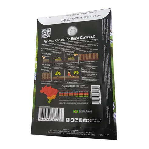 informacao semente pimenta chapu de bispo cambuci feltrin eco 400mg