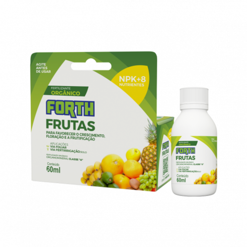 fertilizante foliar liquido concentrado para frutas 07 03 09 forth 60ml
