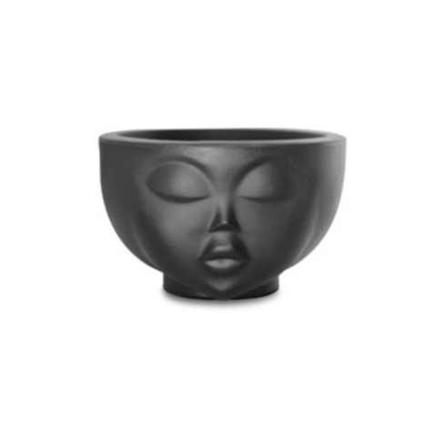 vaso de polietileno face menina 13 nutriplan preto
