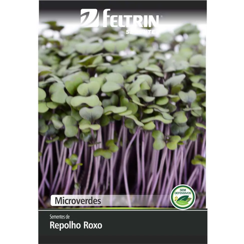 semente microverdes de repolho roxo mammouth feltrin 500 mg