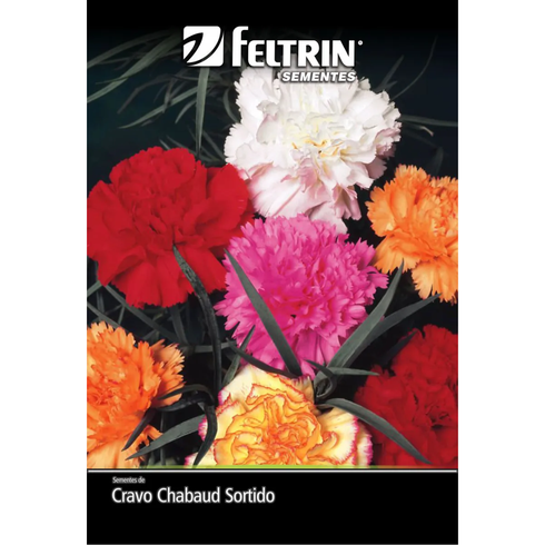semente flor cravo chabaud sortido feltrin 100mg