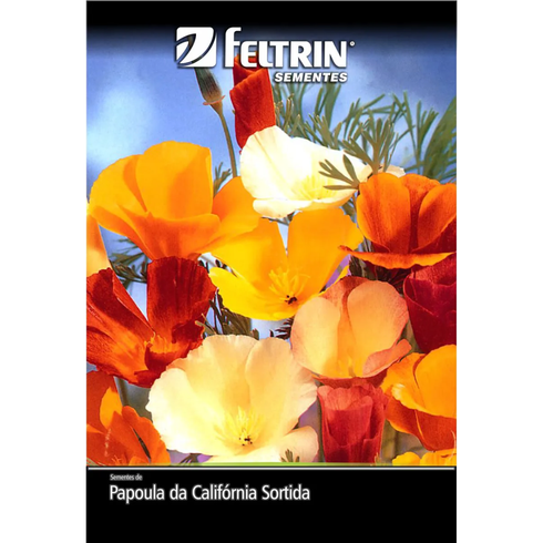 semente flor papoula da california gortida golden feltrin 1g