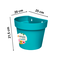 vaso de parede floratta 6 litros rischioto verde menta medida
