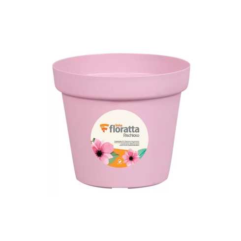 vaso redondo floratta nr 26 rischioto rosa