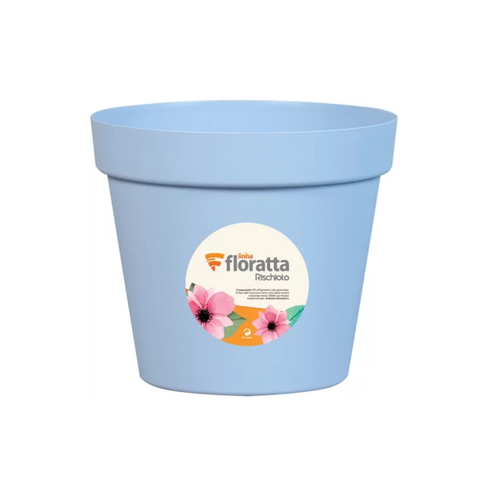 vaso redondo floratta nr 40 rischioto azul