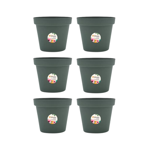 kit vaso redondo floratta 26 rischioto 6 unidades verde