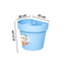 kit vaso de parede floratta 6 litros rischioto 6 unidades azul medida