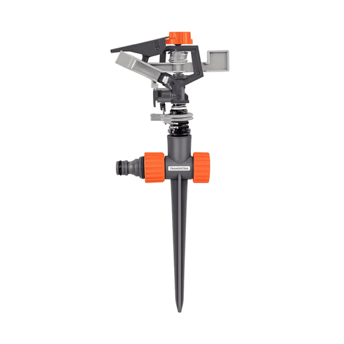 aspersor de impulso setorial em plastico para engate  rapido para jardim 78527500