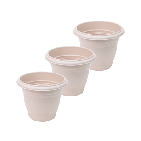 kit vaso redondo 35 rischioto areia 3 unidades