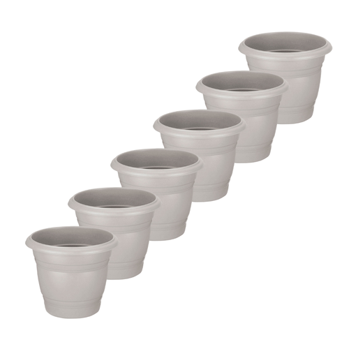 kit vaso redondo 22 rischioto areia 6 unidades