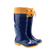 bota de pvc modelo polaina cano longo bracol