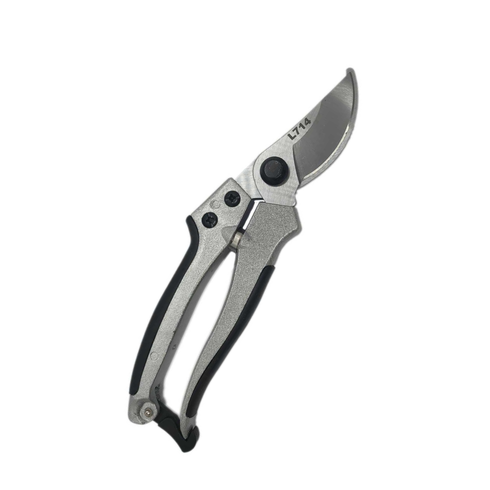 tesoura de poda em aluminio 200mm cabo cinza preto limmat mod l714