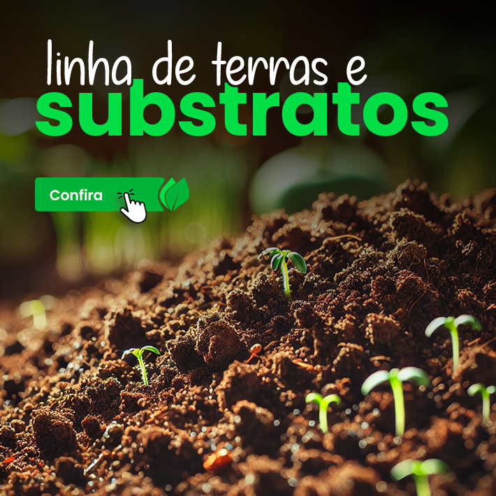 linha de terras e substratos