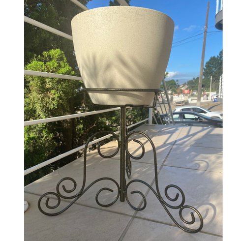 suporte de ferro vaso 1