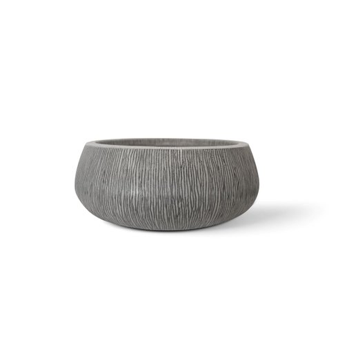 7303431 41 vaso relevo oval 31 cimento queimado