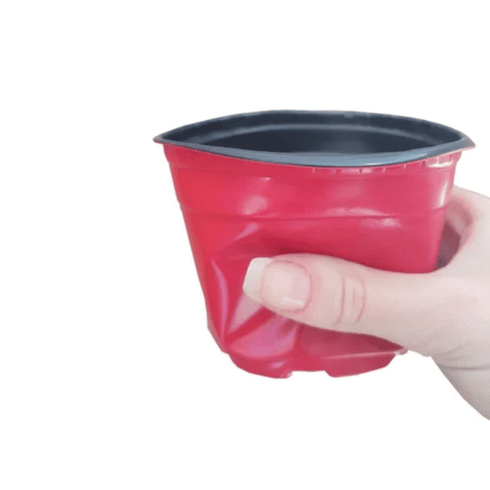 pote flexivel vermelho
