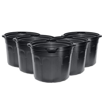 Kit Vasos Flexíveis Preto para Embalagem de Mudas C/Alça 39 Litros Nutriplan