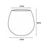 vaso de polietileno oval relevo n 68 nutriplan medidas