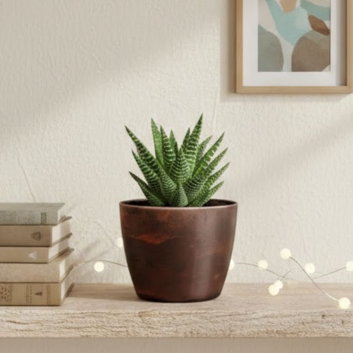 vaso cachepo de plastico elegance redondo n 1 nutriplan cor cafe imperial 3