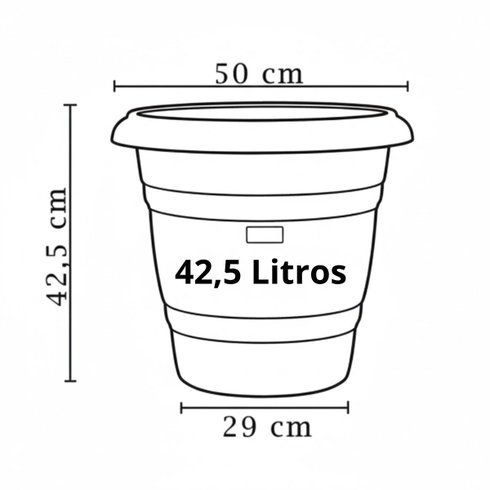 vaso redondo n 50 rischioto medidas