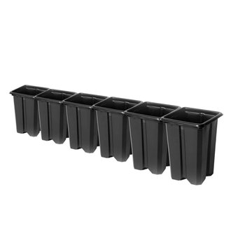 Kit Vaso Pote Plástico Flexível Quadrado N 8 Nutriplan