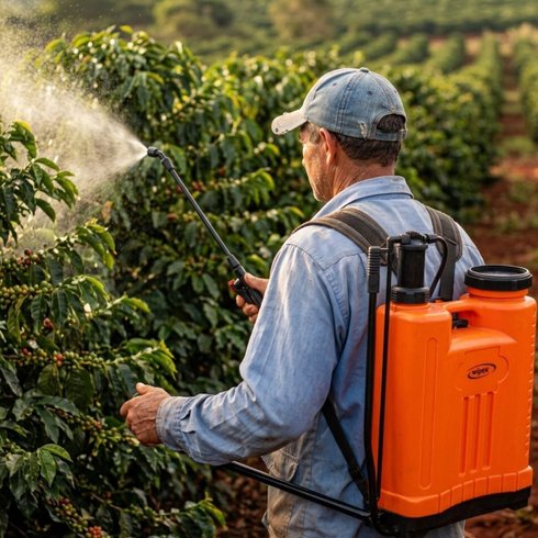 pulverizador costal wipek laranja 20l produtor