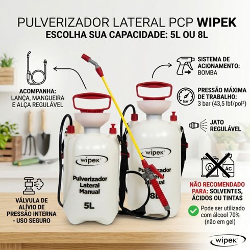 pulverizador lateral pcp 5l 8l