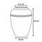 vaso persa redondo terracota n 62 medidas