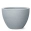 vaso riscatto oval baixo 30 concreto