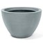 vaso de polietileno riscatto oval baixo n 39 nutriplan cor concreto 1