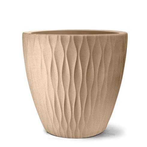 vaso de polietileno infinity redondo 37 nutriplan cor areia capa