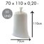 saco de silagem 70x110x020 medidas 100 50 und