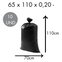 saco de silagem 65x110x020 preto medidas 10