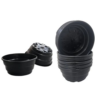 Kit Cuia Prato Rígida CAPR 25 Ecovaso cor - Preto