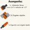 mangueira multi forte 12 para jardim tramontina cinza info acompanha