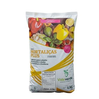 Substrato Hortaliças Tropstrato Plus Vida Verde Pronto Uso
