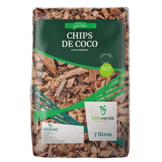 Substrato Chips De Coco Tropstrato Vida Verde Pronto Uso