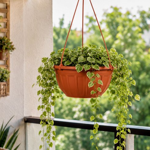 cuia rischiotto 7 5 l com haste marrom ambientada