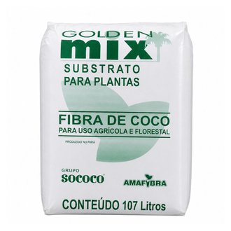 Substrato Golden Mix 47 Fibra de Coco Amafibra  