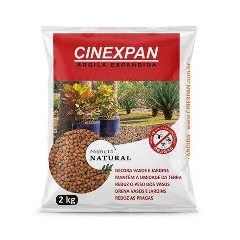 cinexpan argila expandida 2kg