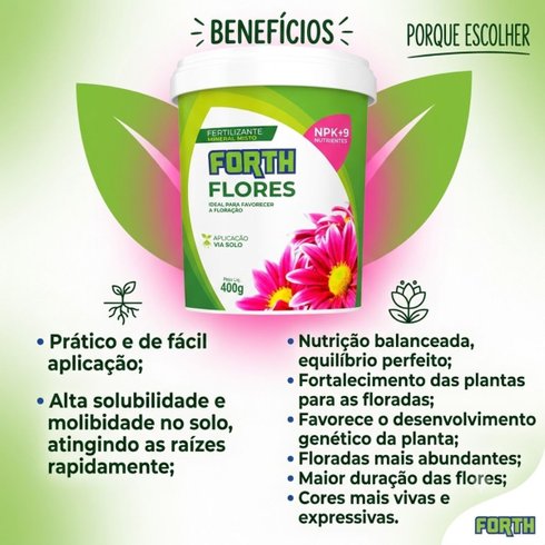 forth flores beneficios