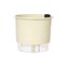 vaso auto irrigavel reciclado n4 21 x 19 cm colecao terrazo raiz cor calcario