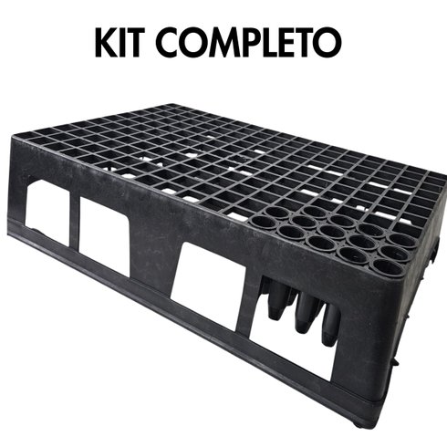 kit completo bandeja 187 celulas 187 tubetes 3